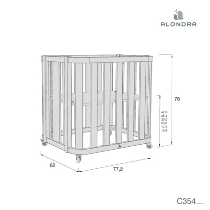 Avis Berceau ovale pour bébé Alondra 7