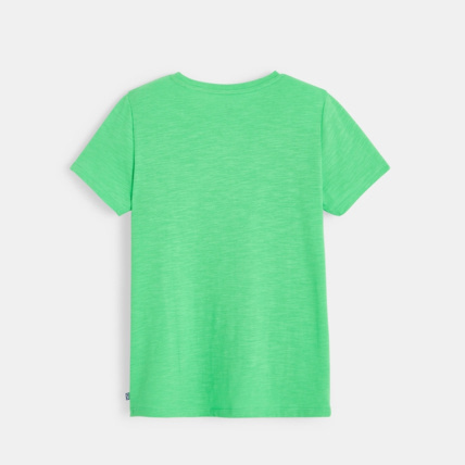 Avis T-shirt basique vert garçon OKAIDI 3