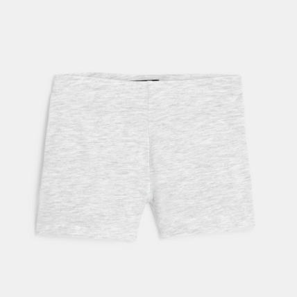 Avis Short uni en jersey gris fille OKAIDI 1