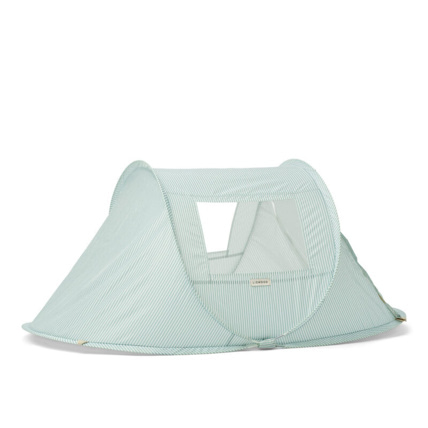Avis Tente de plage Bjork Printed Stripe Ice blue/ Creme de la creme LIEWOOD 1