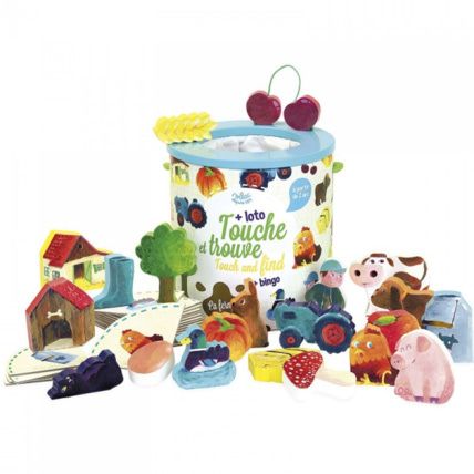 Avis Jeu de reconnaissance Touche et trouve VILAC 3