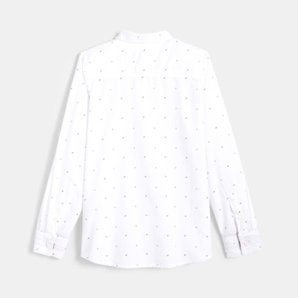 Avis Chemise à petits motifs bleue garçon OKAIDI 3
