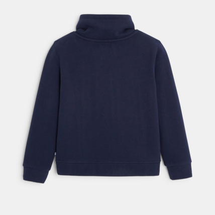 Avis Sweat-shirt à col twisté bleu garçon OKAIDI 3