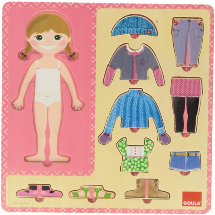Avis Puzzle Fillette et ses toilettes GOULA 1