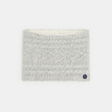 Avis Snood torsadé doublé polaire gris garçon OKAIDI 1