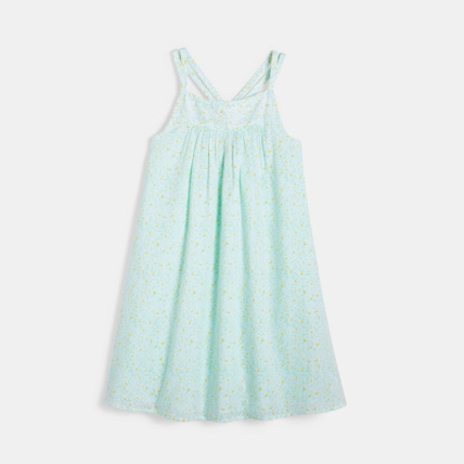 Avis Robe à bretelles verte fille OKAIDI 1
