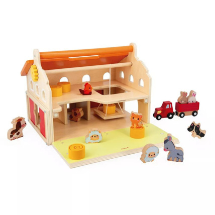 Avis Jouet en bois Ma première ferme JANOD 1