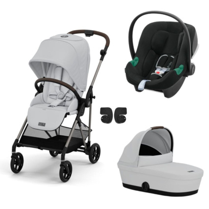 Avis Poussette Trio Melio 4 + Siège auto Aton b2 i-Size + Nacelle CYBEX 1