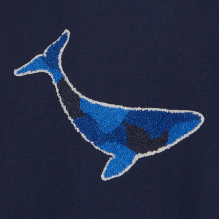 Avis Pyjama 2 pièces jersey bio baleine bleu garçon OKAIDI 2
