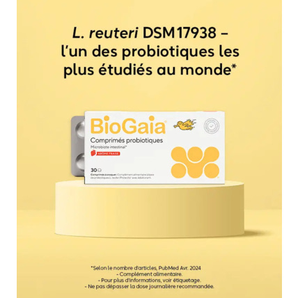 Avis BioGaia® Comprimés probiotiques goût fraise BioGaia 2