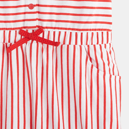 Avis Combishort à rayures rouge fille OKAIDI 4