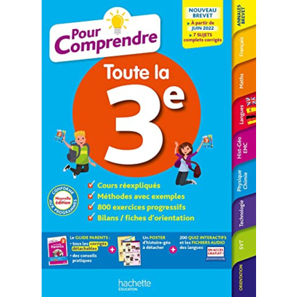 Avis Pour comprendre Toute la 3e Hachette Éducation 1