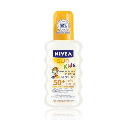 Avis Spray solaire FPS 50+ Sun Kids Pure & Sensitive NIVEA 1