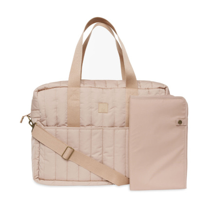 Avis Sac à langer matelassé avec tapis Puffed Moos biscuit JOLLEIN 1