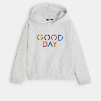 Avis Sweat-shirt GOOD DAY gris fille OKAIDI 2