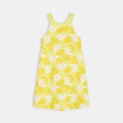 Avis Robe à bretelles jaune fille OKAIDI 1