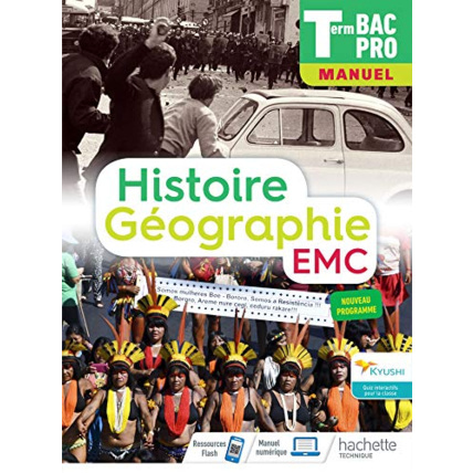 Avis Histoire-Géographie terminale Bac Pro - livre élève - Éd. 2021 Hachette Éducation 1