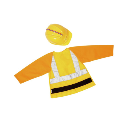 Avis Déguisement le chef de chantier avec casque Wesco 1