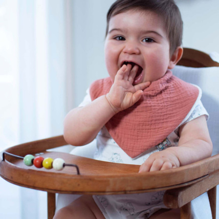 Avis Bavoir bandana gaze de coton, Jeanne Sevira Kids 2