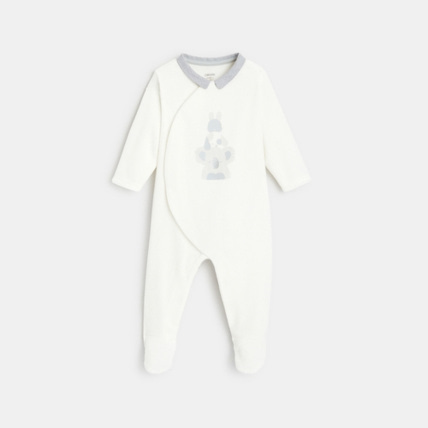 Avis Dors-bien velours animaux col chambray OBAÏBI 1