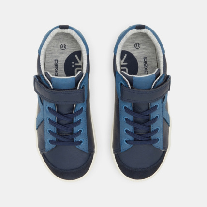 Avis Basket basse trendy bleues garçon OKAIDI 2
