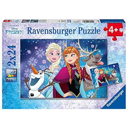 Avis Puzzle - Aurores boréales/Reine des Neiges - 2x24 pièces RAVENSBURGER 1