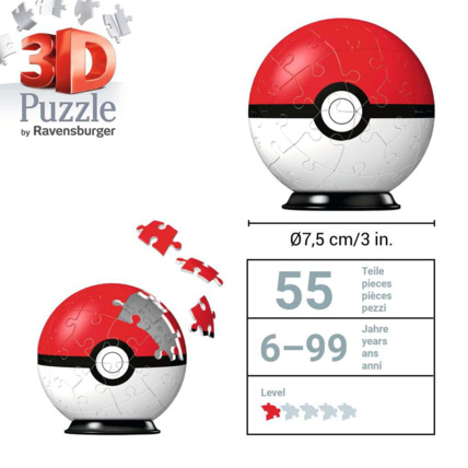 Avis Puzzle Pokémon Poké Ball - de 6 ans RAVENSBURGER 5