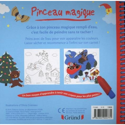 Avis Livre Pinceau Magique - C'est Noël ! Gründ 2