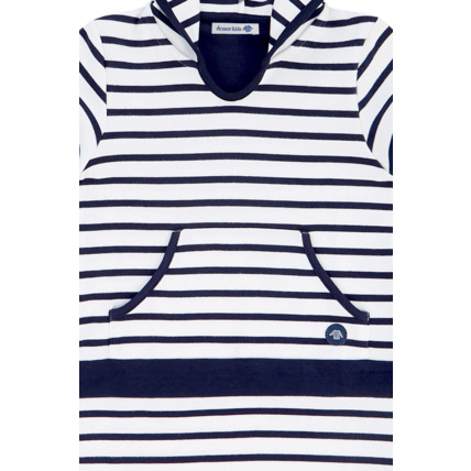 Avis Robe "Balancelle" KIDS - coton épais - Blanc/Navire ARMOR-LUX 3