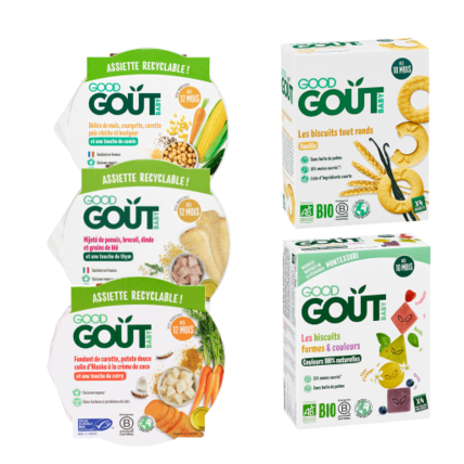 Avis Pack Plats Bio Introduction Morceaux et Premier Biscuits Good Goût 1
