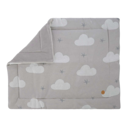 Avis Tapis de parc en coton tricoté nuage et étoile Petite Amélie 2