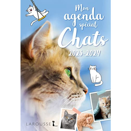 Avis Agenda scolaire chats 2023-2024 LAROUSSE 1