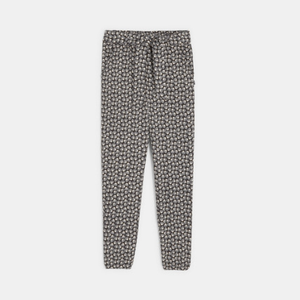 Avis Pantalon fluide imprimé gris fille OKAIDI 1