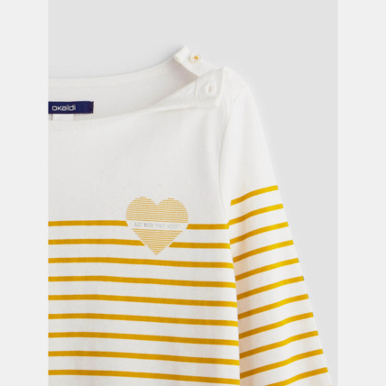 Avis Marinière jaune fille OKAIDI 3