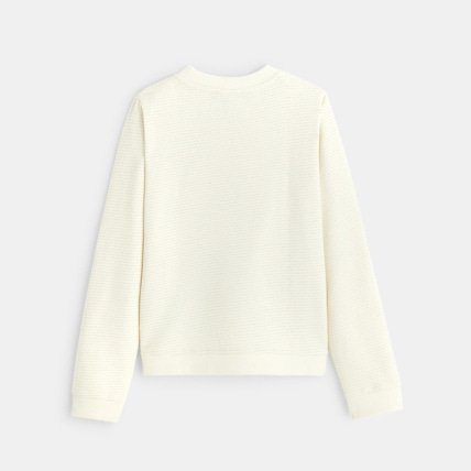 Avis Sweat zippé à pois irisés beige fille OKAIDI 3