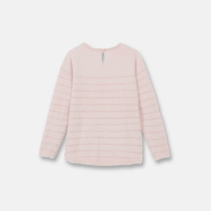 Avis Pull moelleux rose fille OKAIDI 2