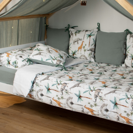 Avis Parure réversible, housse de couette + taie d'oreiller enfant Sevira Kids 3