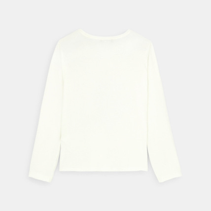 Avis T-shirt Noël motif sapin blanc fille OKAIDI 3