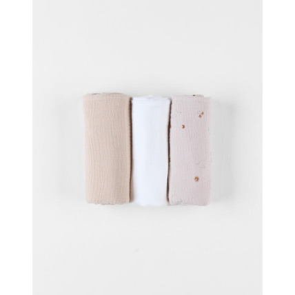 Avis Set de 3 langes Bali, Moka et Snow NOUKIE'S 1