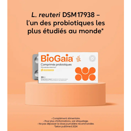 Avis BioGaia® Comprimés probiotiques arôme citron BioGaia 3