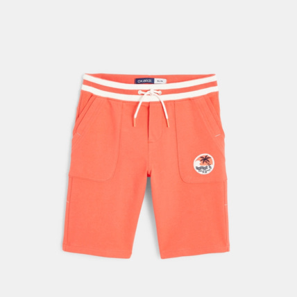 Avis Bermuda en molleton orange garçon OKAIDI 2