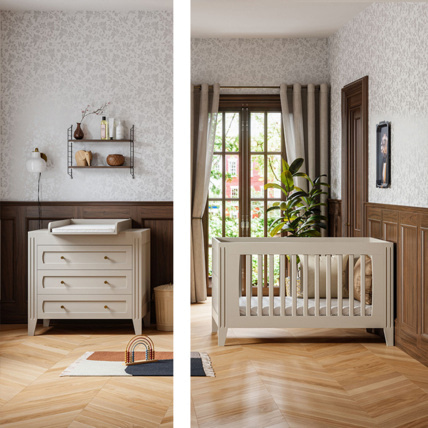 Avis Chambre Duo Milenne Lit bébé évolutif + Commode VOX 2