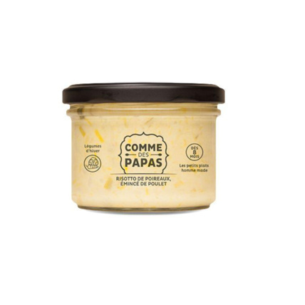 Avis Risotto de poireaux et poulet - Dès 8 mois COMME DES PAPAS 1