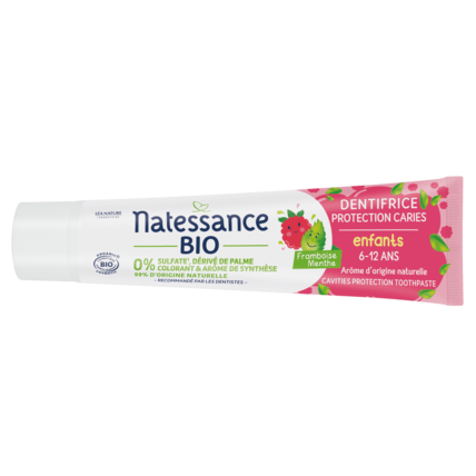 Avis Dentifrice enfants - framboise menthe NATESSANCE 1
