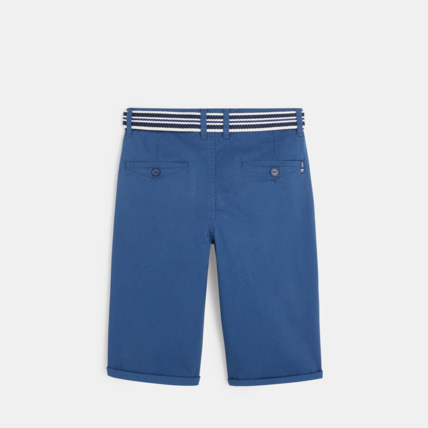 Avis Bermuda ceinturé bleu garçon OKAIDI 4