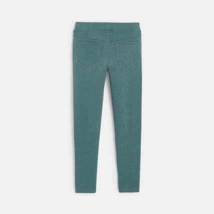 Avis Jegging chaud et pailleté vert fille OKAIDI 3