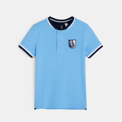 Avis T-shirt polo bleu garçon OKAIDI 1