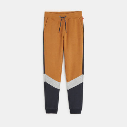Avis Jogging en molleton colorblock marron garçon OKAIDI 2