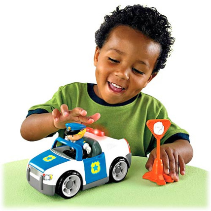 Fisher price little 2025 people police car