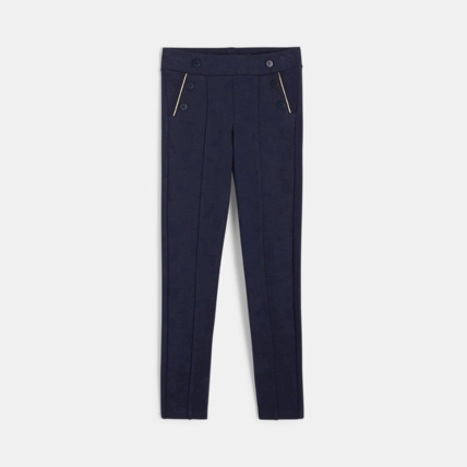 Avis Jeggings unis bleu fille OKAIDI 1